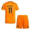 Tenue Enfant Real Madrid Rodrygo 11 Exterieur 2024-25 (+ Short) Tenue Enfant Real Madrid Rodrygo 11 Exterieur 2024-25 (+ Short)